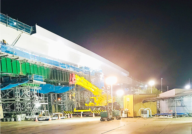 黒埼跨道橋架設工事 ②画像