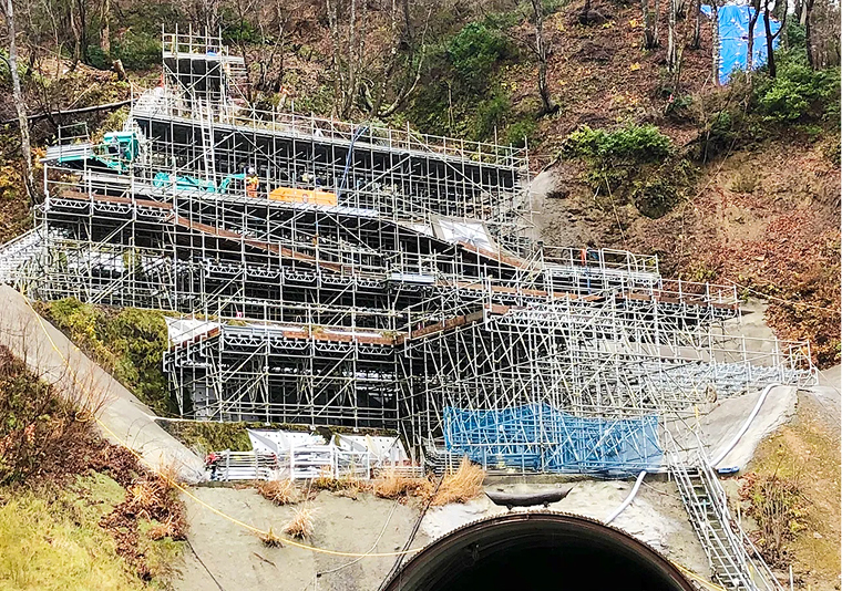 Ｄ(株)様 新青海川発電所建設工事画像